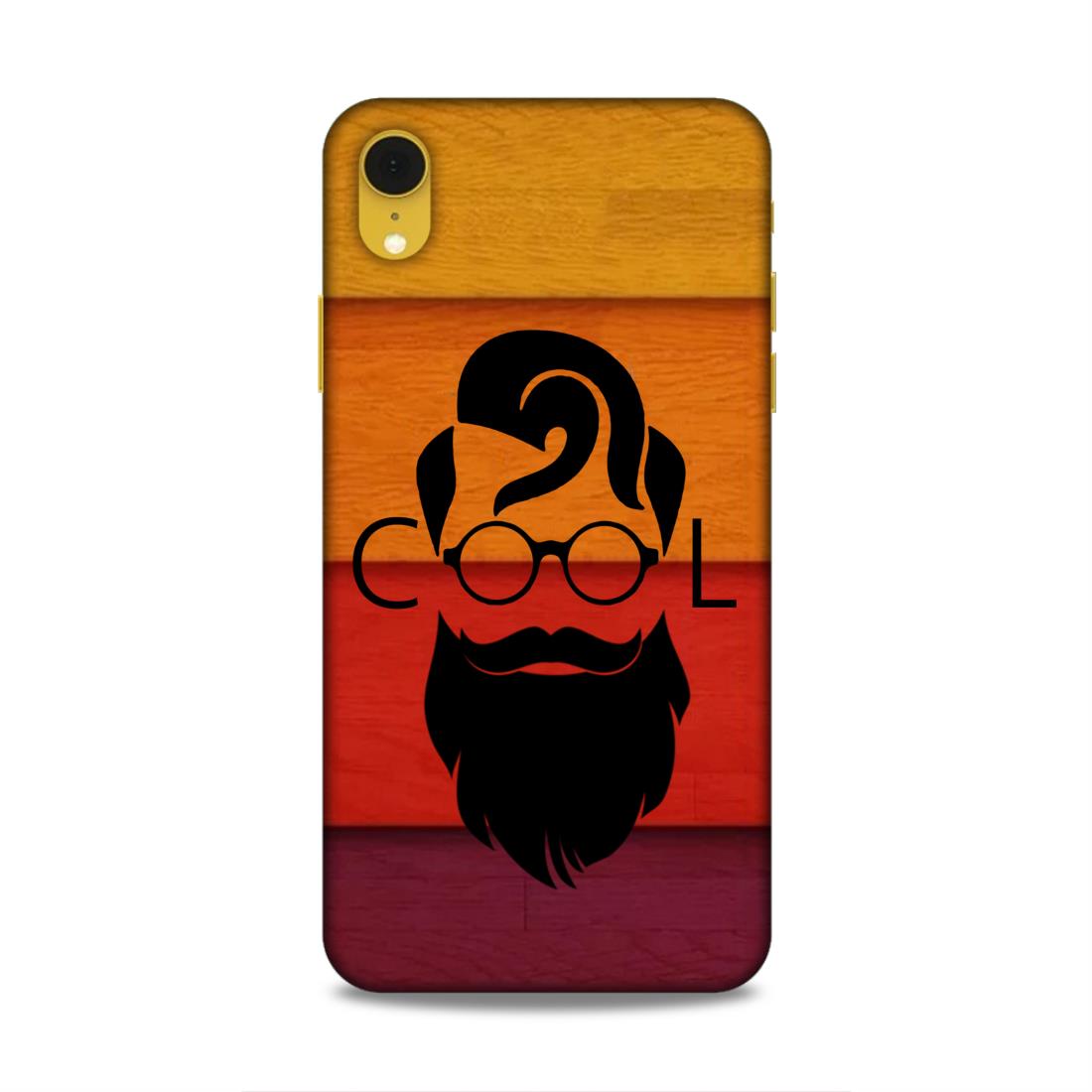 Cool Beard Man Hard Back Case For Apple iPhone XR