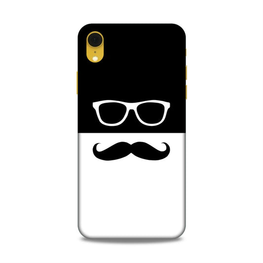 Spect and Mustache Hard Back Case For Apple iPhone XR