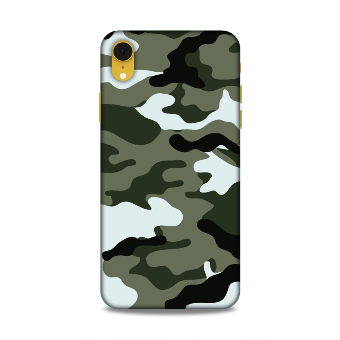 Army Suit Hard Back Case For Apple iPhone XR