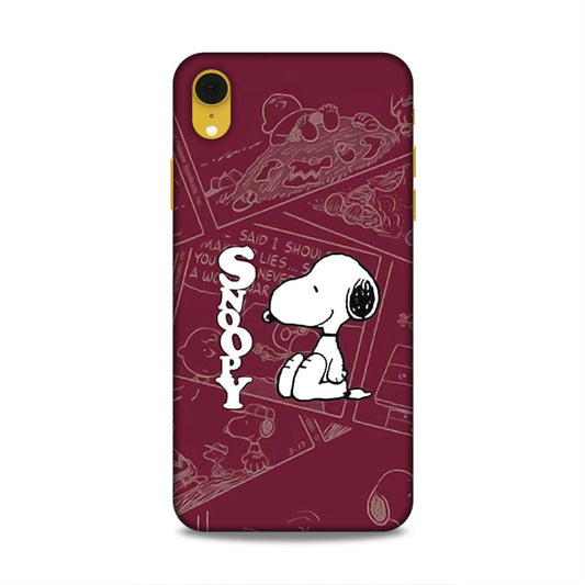 Snoopy Cartton Hard Back Case For Apple iPhone XR