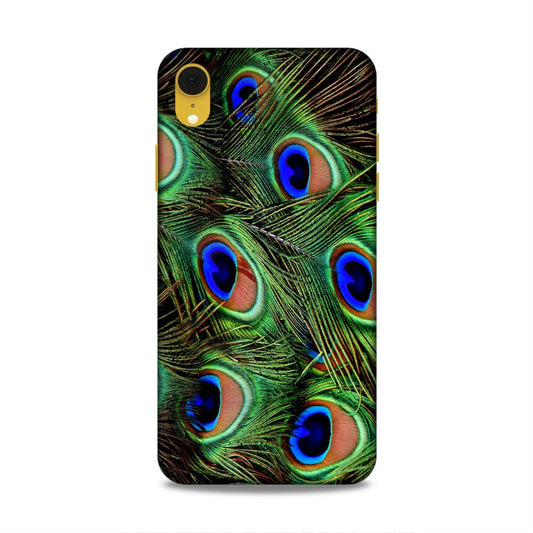 Peacock Feather Hard Back Case For Apple iPhone XR