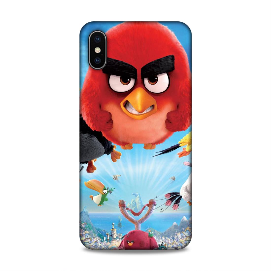 Flying Angry Bird Hard Back Case For Apple iPhone XS Max