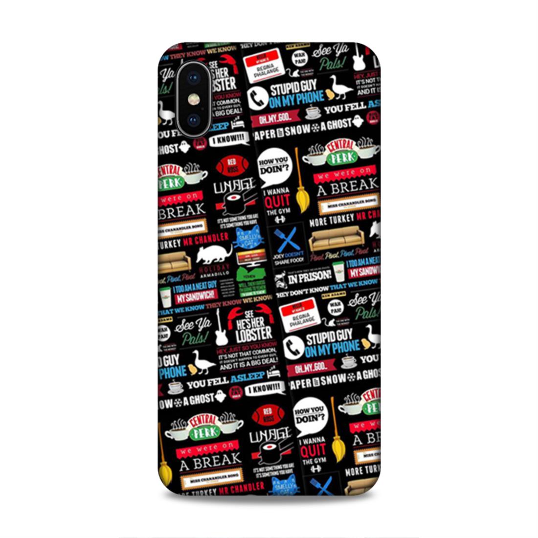 Friends Hard Back Case For Apple iPhone XS Max