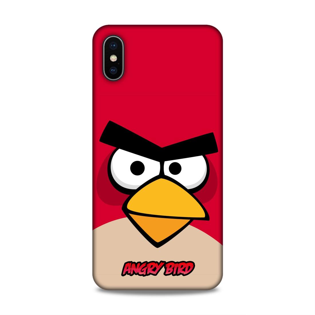 Angry Bird Red Name Hard Back Case For Apple iPhone XS Max
