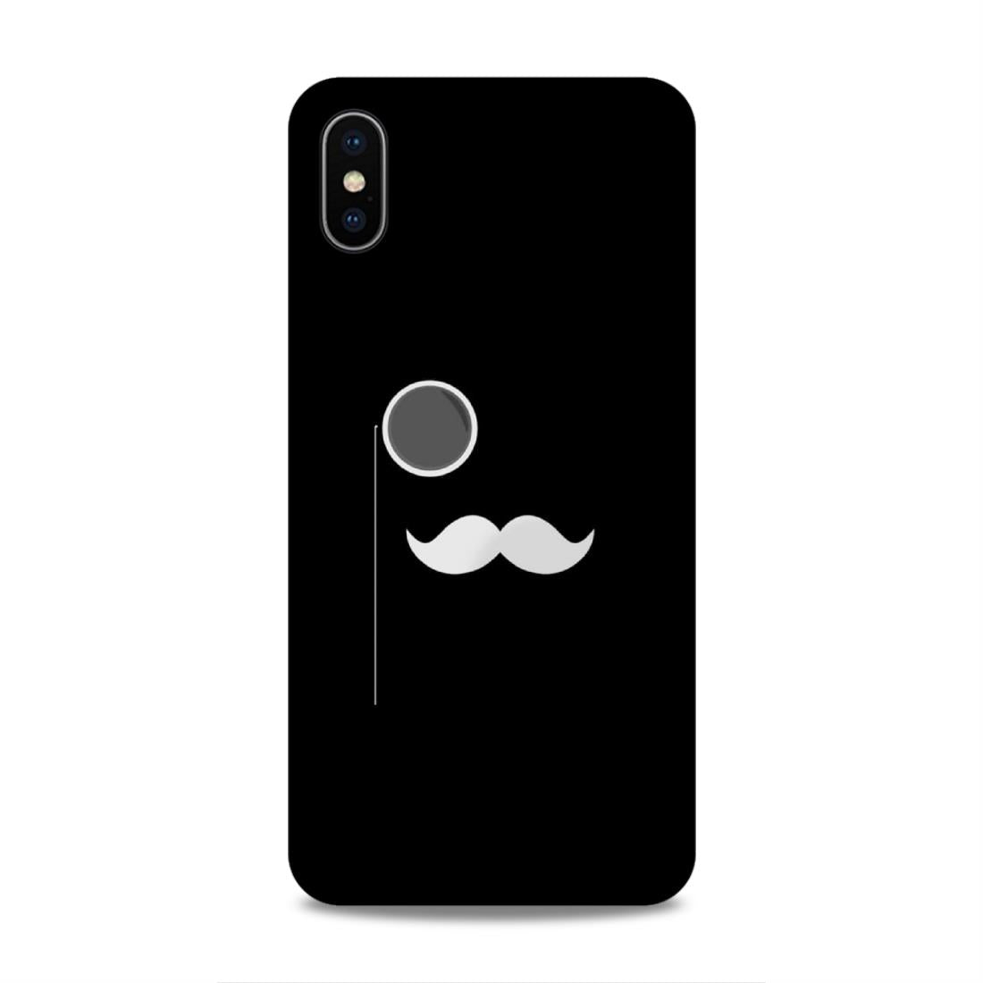 Spect and Mustache Hard Back Case For Apple iPhone XS Max