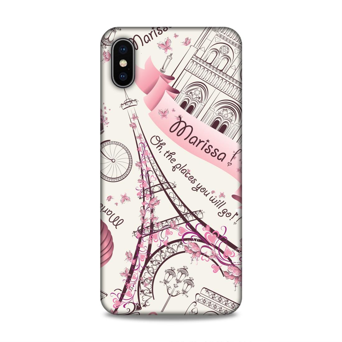 Love Efile Tower Hard Back Case For Apple iPhone XS Max