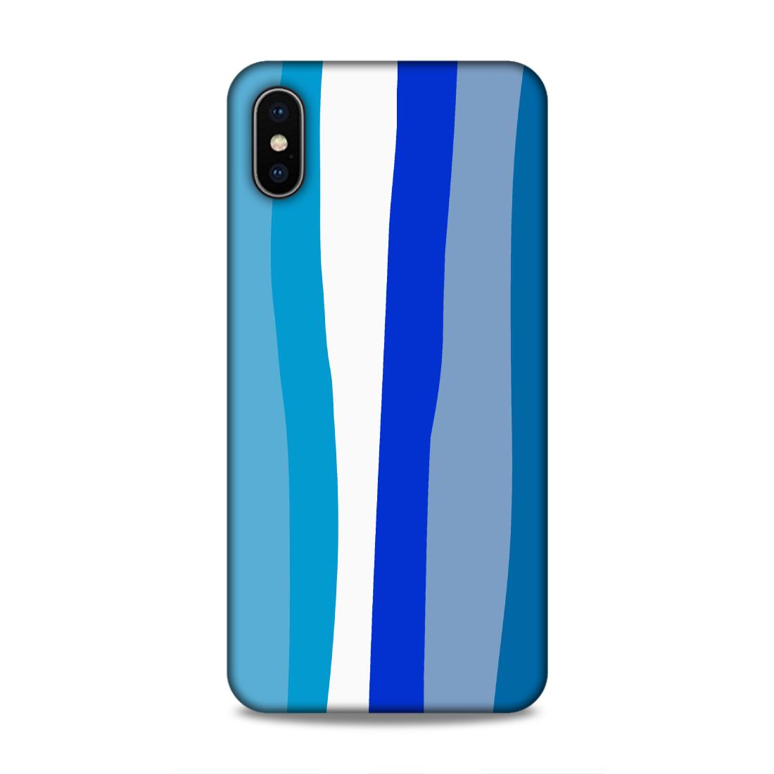Blue Rainbow Hard Back Case For Apple iPhone XS Max