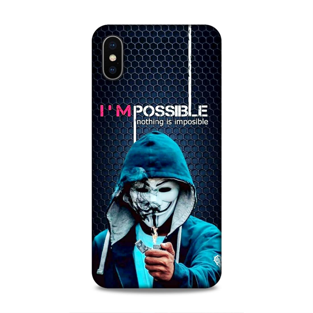 Im Possible Hard Back Case For Apple iPhone XS Max
