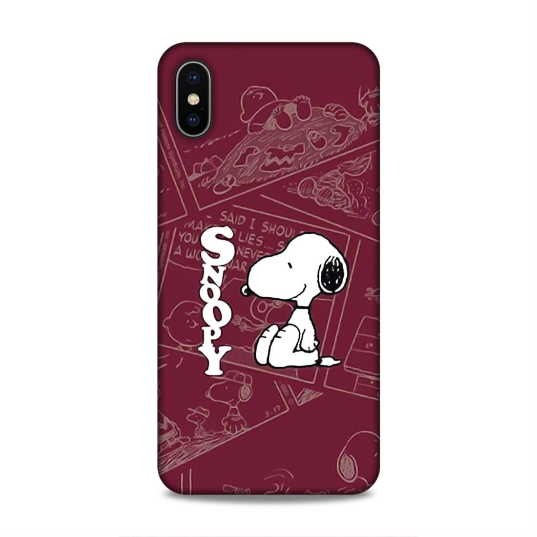 Snoopy Cartton Hard Back Case For Apple iPhone XS Max
