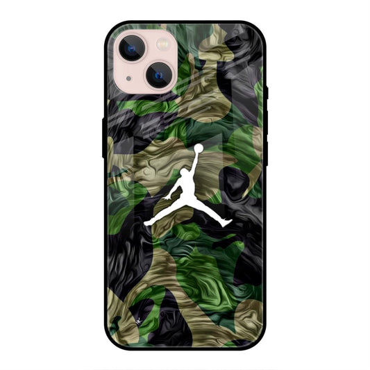 Nike Jordan Glass Case For Apple iPhone 13 / 14