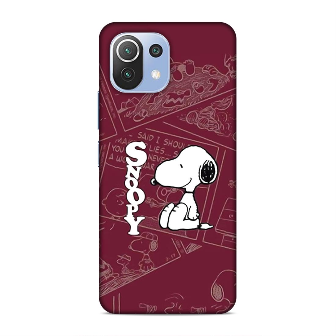 Snoopy Cartton Hard Back Case For Xiaomi Mi 11 Lite
