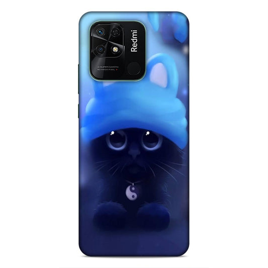 Cute Cat Hard Back Case For Xiaomi Redmi 10 / 10C / 10 Power