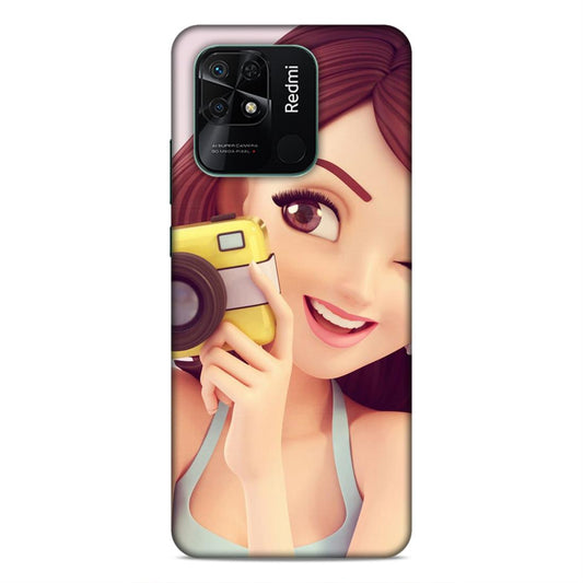 Selfi Click Girl Hard Back Case For Xiaomi Redmi 10 / 10C / 10 Power