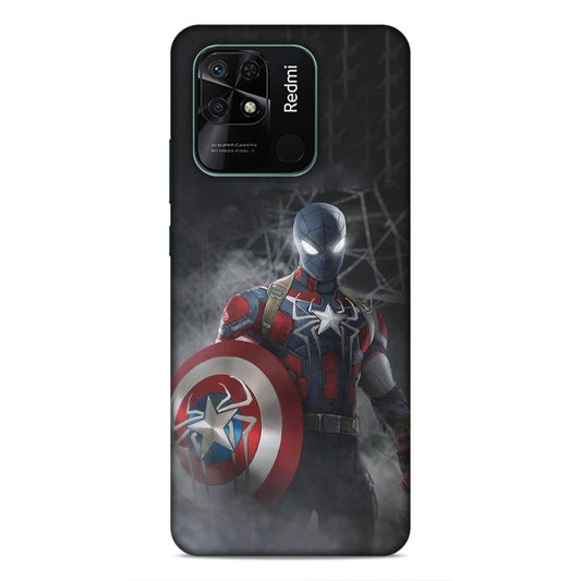 Spiderman With Shild Hard Back Case For Xiaomi Redmi 10 / 10C / 10 Power