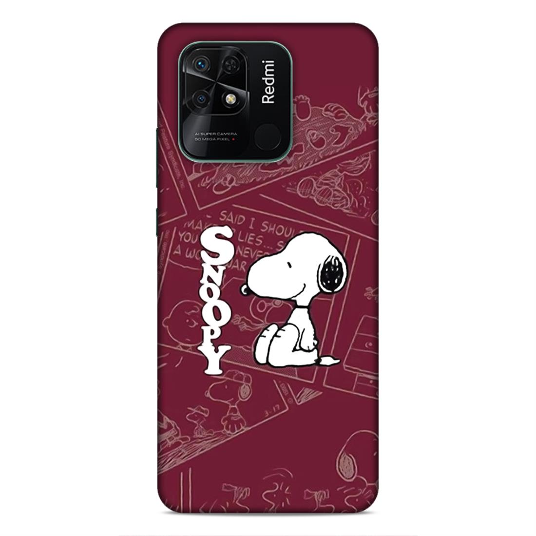 Snoopy Cartton Hard Back Case For Xiaomi Redmi 10 / 10C / 10 Power