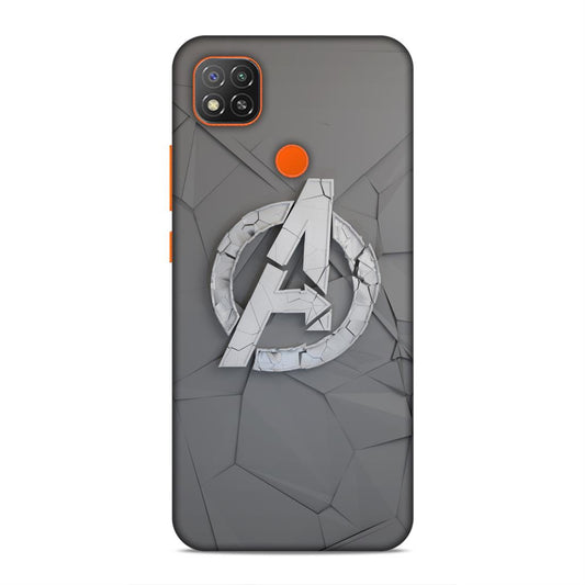 Avengers Symbol Hard Back Case For Xiaomi Poco C31 / Redmi 9 / 9C / 9 Active