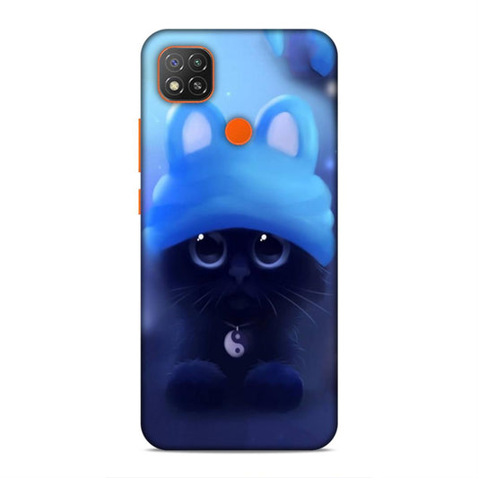 Cute Cat Hard Back Case For Xiaomi Poco C31 / Redmi 9 / 9C / 9 Active