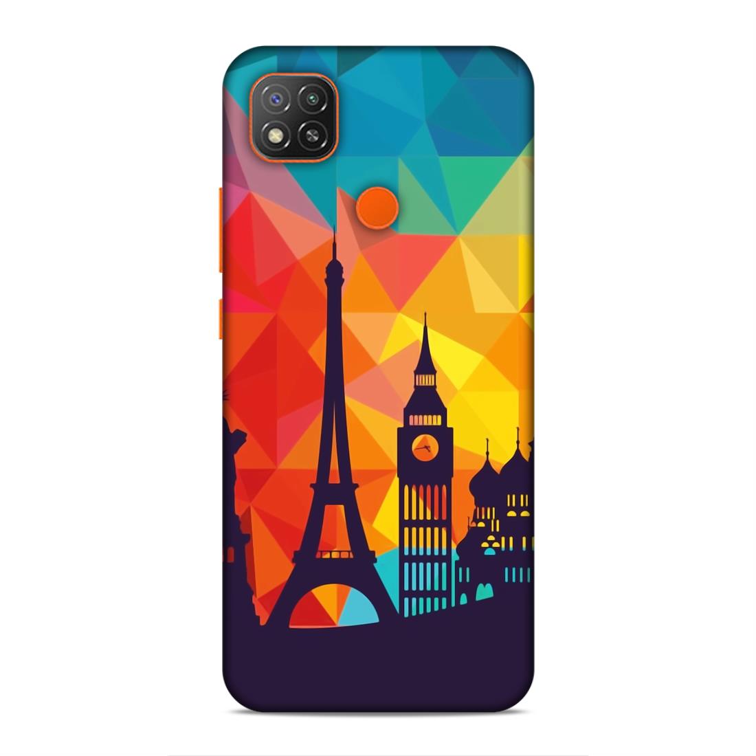 Abstract Monuments Hard Back Case For Xiaomi Poco C31 / Redmi 9 / 9C / 9 Active