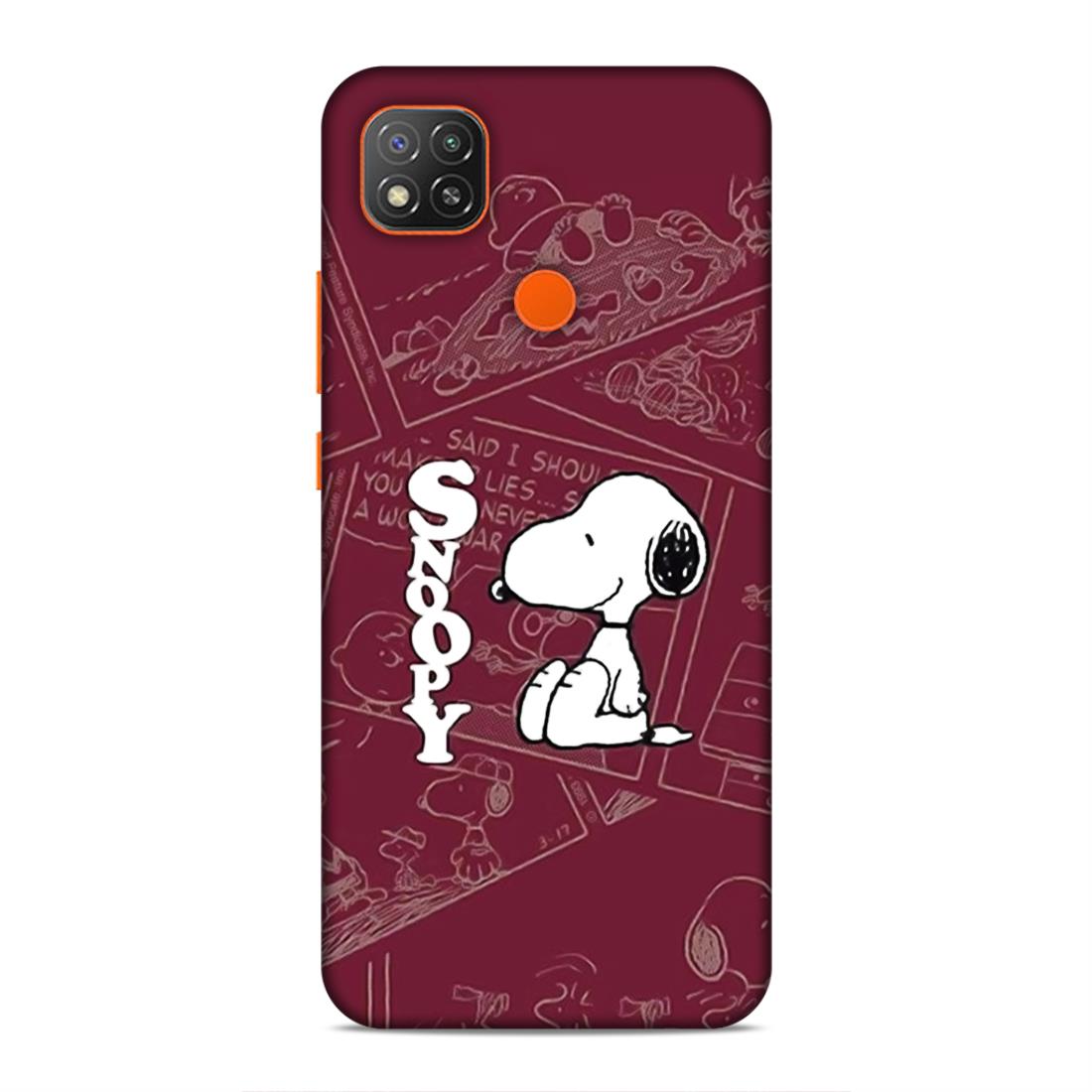 Snoopy Cartton Hard Back Case For Xiaomi Poco C31 / Redmi 9 / 9C / 9 Active