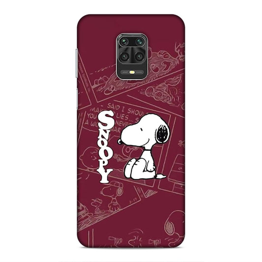 Snoopy Cartton Hard Back Case For Xiaomi Poco M2 Pro / Redmi Note 9 Pro / 9 Pro Max / 10 Lite