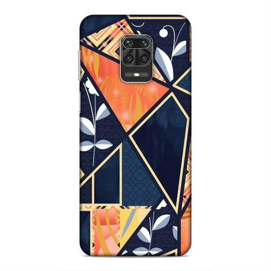 Floral Textile Pattern Hard Back Case For Xiaomi Poco M2 Pro / Redmi Note 9 Pro / 9 Pro Max / 10 Lite