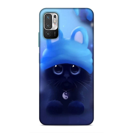 Cute Cat Hard Back Case For Xiaomi Poco M3 Pro 5G / Redmi Note 10 5G / 10T 5G