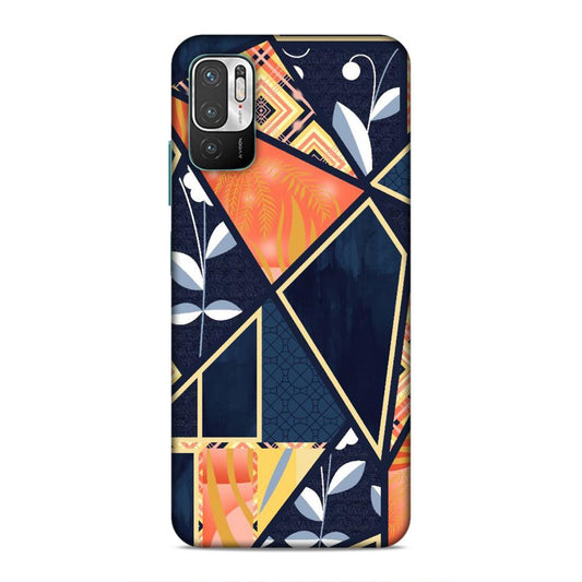 Floral Textile Pattern Hard Back Case For Xiaomi Poco M3 Pro 5G / Redmi Note 10 5G / 10T 5G