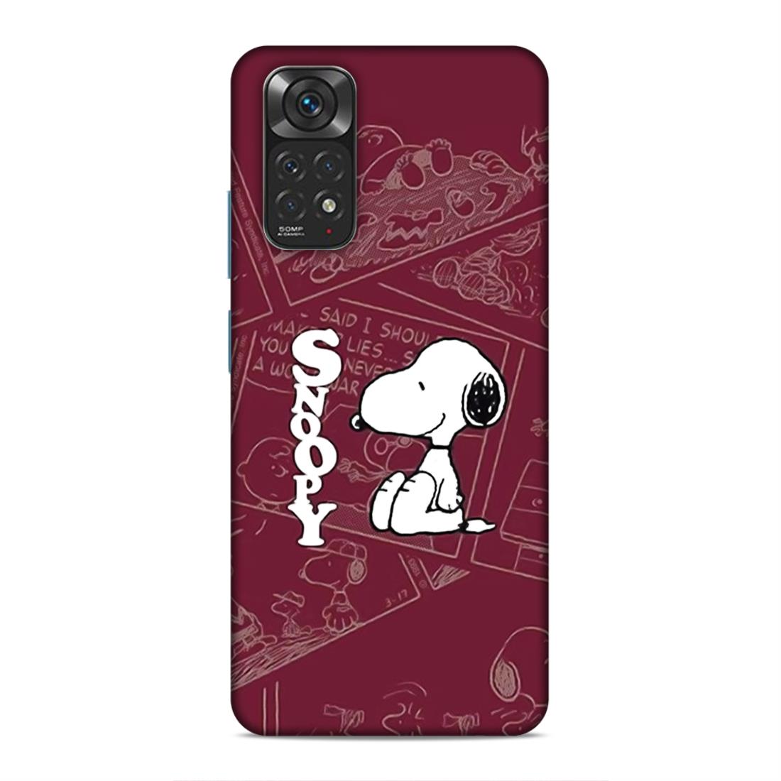 Snoopy Cartton Hard Back Case For Xiaomi Redmi Note 11 4G / 11s