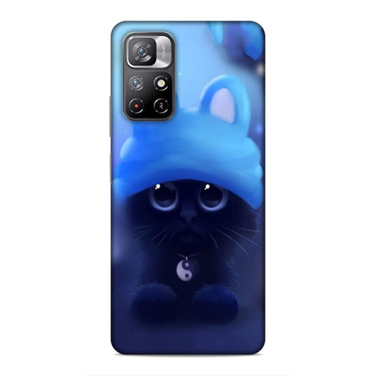 Cute Cat Hard Back Case For Xiaomi Poco M4 Pro 5G / Redmi Note 11T 5G