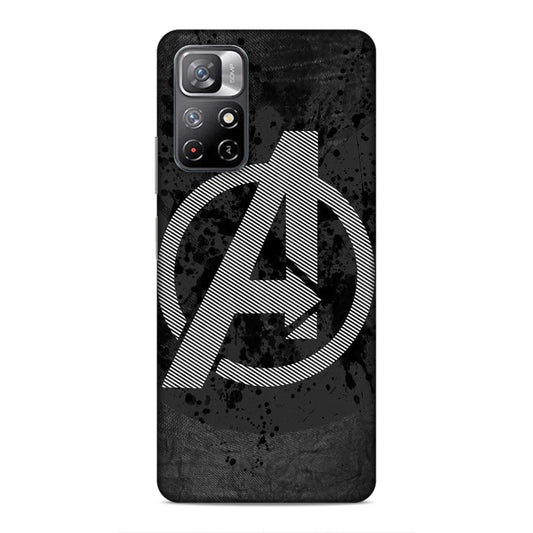 Avengers Symbol Hard Back Case For Xiaomi Poco M4 Pro 5G / Redmi Note 11T 5G