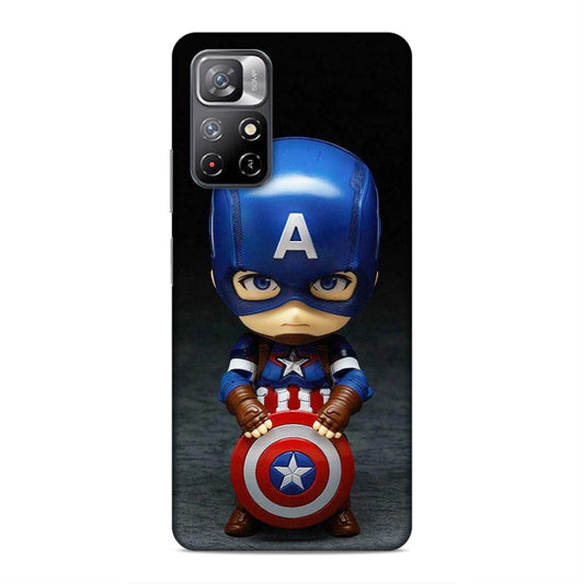 Captain America Hard Back Case For Xiaomi Poco M4 Pro 5G / Redmi Note 11T 5G