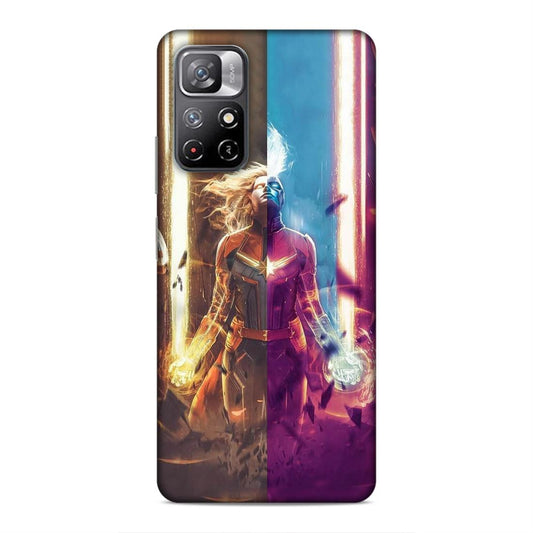 Captain Marvel Hard Back Case For Xiaomi Poco M4 Pro 5G / Redmi Note 11T 5G