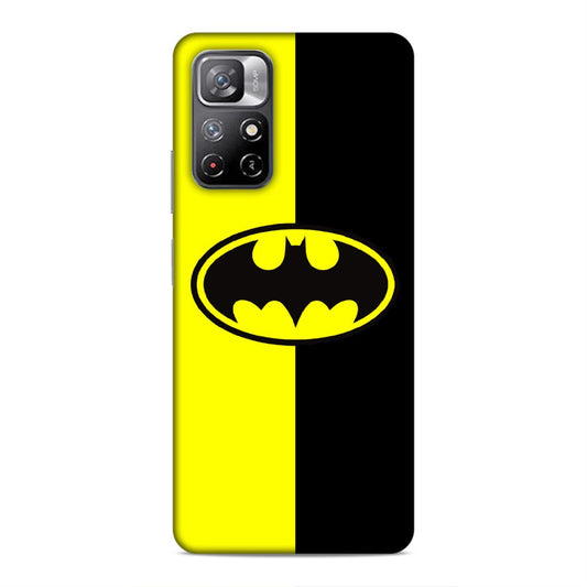 Batman Balck Yellow Hard Back Case For Xiaomi Poco M4 Pro 5G / Redmi Note 11T 5G