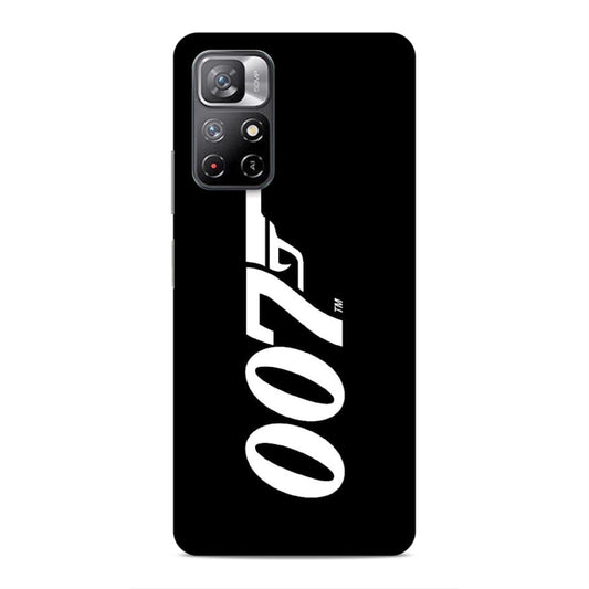 Jems Bond 007 Hard Back Case For Xiaomi Poco M4 Pro 5G / Redmi Note 11T 5G