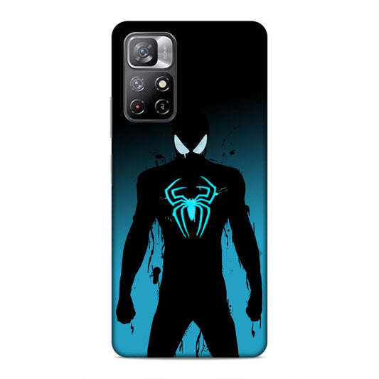 Black Spiderman Hard Back Case For Xiaomi Poco M4 Pro 5G / Redmi Note 11T 5G