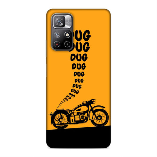 Dug Dug Motor Cycle Hard Back Case For Xiaomi Poco M4 Pro 5G / Redmi Note 11T 5G