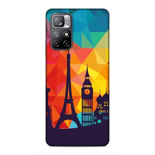 Abstract Monuments Hard Back Case For Xiaomi Poco M4 Pro 5G / Redmi Note 11T 5G