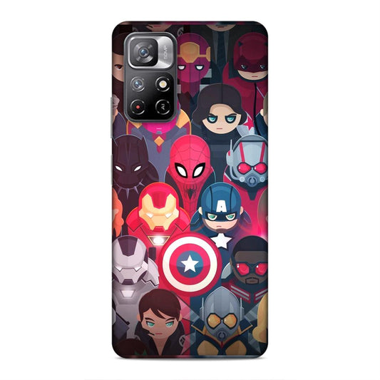 Avenger Heroes Hard Back Case For Xiaomi Poco M4 Pro 5G / Redmi Note 11T 5G