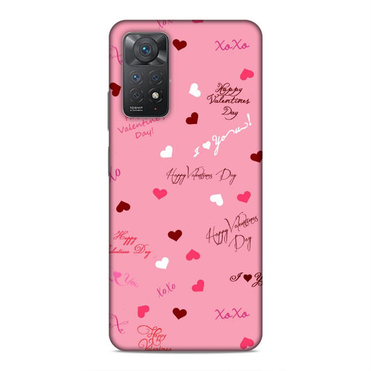 Happy Valentines Day Hard Back Case For Xiaomi Redmi Note 11 Pro 4G / 5G / Note 11 Pro Plus 5G