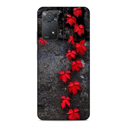 Red Leaf Series Hard Back Case For Xiaomi Redmi Note 11 Pro 4G / 5G / Note 11 Pro Plus 5G