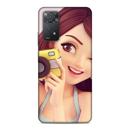 Selfi Click Girl Hard Back Case For Xiaomi Redmi Note 11 Pro 4G / 5G / Note 11 Pro Plus 5G