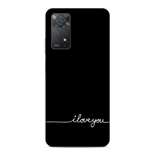 I Love You Hard Back Case For Xiaomi Redmi Note 11 Pro 4G / 5G / Note 11 Pro Plus 5G