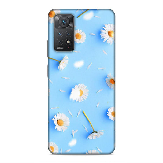 Floral In Sky Blue Hard Back Case For Xiaomi Redmi Note 11 Pro 4G / 5G / Note 11 Pro Plus 5G