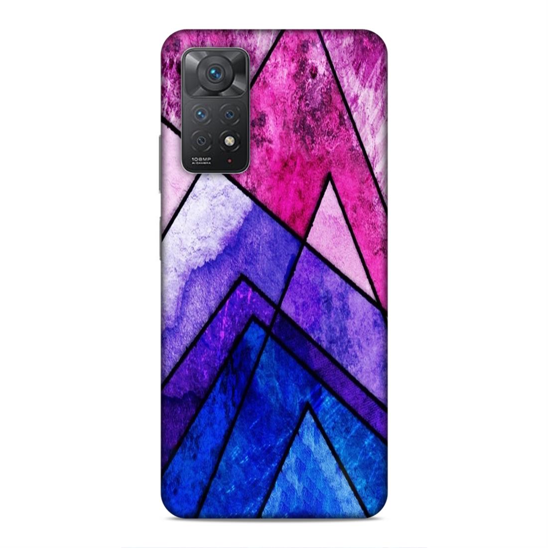 Blue Pink Pattern Hard Back Case For Xiaomi Redmi Note 11 Pro 4G / 5G / Note 11 Pro Plus 5G