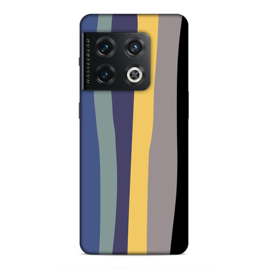 Black Blue Rainbow Hard Back Case For OnePlus 10 Pro