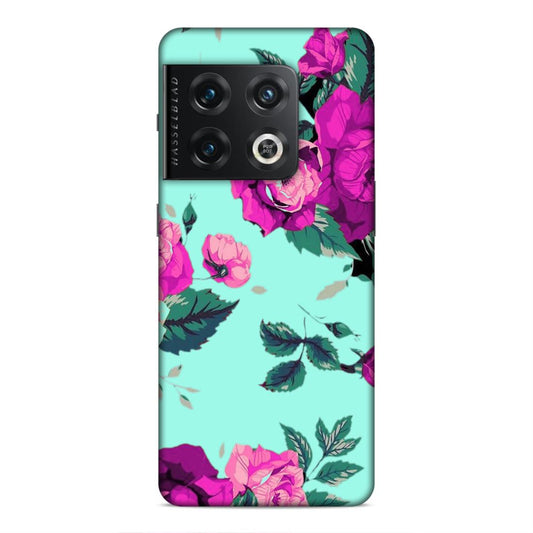 Pink Floral Hard Back Case For OnePlus 10 Pro