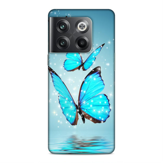 Blue Butterfly Hard Back Case For OnePlus 10T