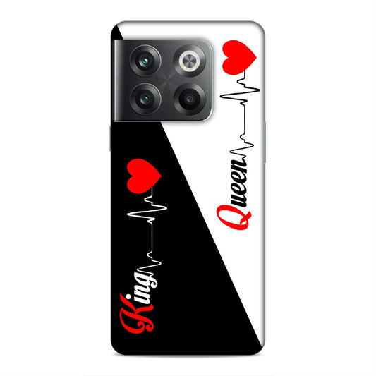 King Queen Love Hard Back Case For OnePlus 10T
