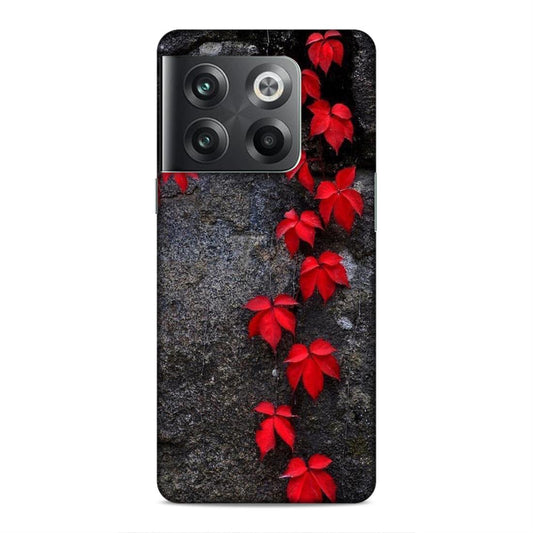 Red Leaf Series Hard Back Case For OnePlus 10T