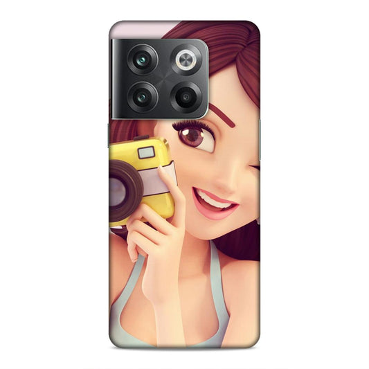 Selfi Click Girl Hard Back Case For OnePlus 10T